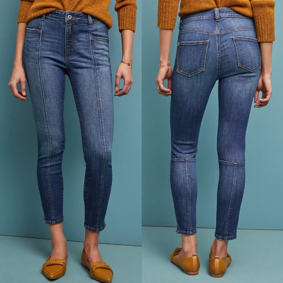 Anthropologie Pilcro High Rise Denim Leggings